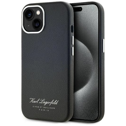 Karl Lagerfeld hotel RSG iPhone 15 case - black_0