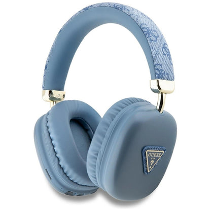 Guess Triangle Logo 4G Bluetooth Over-Ear Headphones - Blue_0