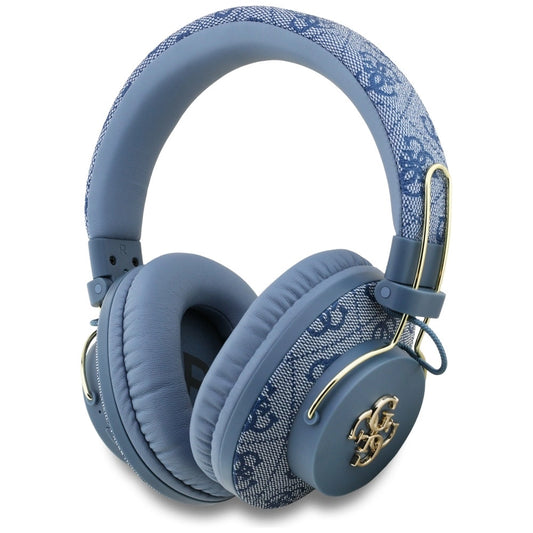 Guess ENC Metal 4G Logo Over-Ear Headphones - Blue_0