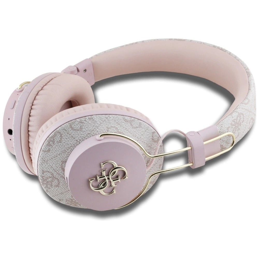 Guess ENC Metal 4G Logo On-Ear Headphones - Pink_1