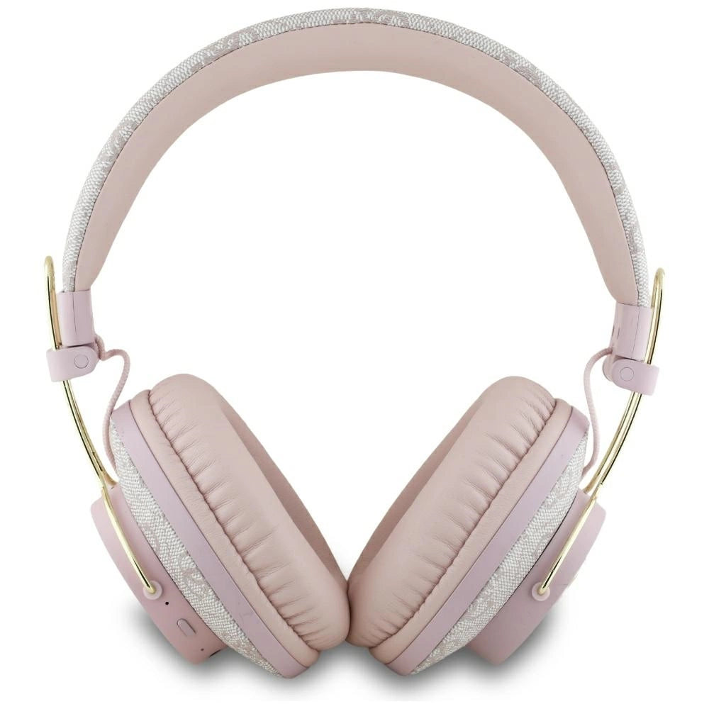 Guess ENC Metal 4G Logo On-Ear Headphones - Pink_2