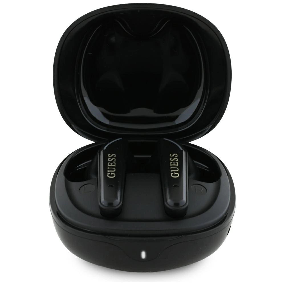 Guess Flat Classic Logo Electroplated TWS Headphones - Black_2
