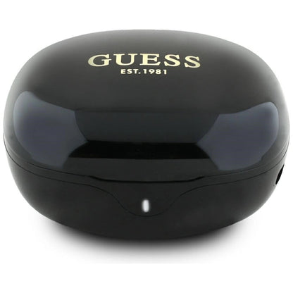 Guess Flat Classic Logo Electroplated TWS Headphones - Black_3