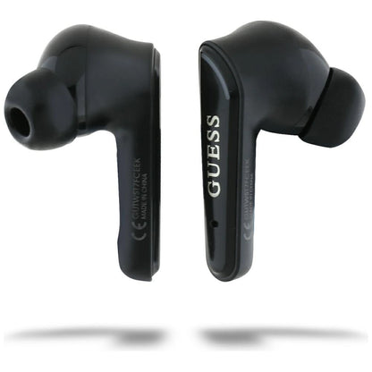 Guess Flat Classic Logo Electroplated TWS Headphones - Black_4