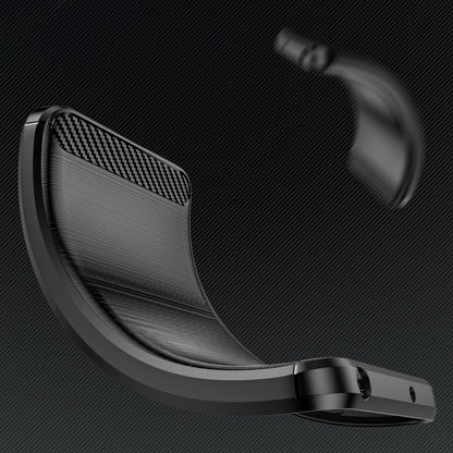 Carbon Case Flexible Silicone for Samsung Galaxy XCover 7 Pro - Black_4