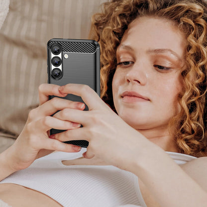 Carbon Case Flexible Silicone for Xiaomi 14T Pro - Black_7