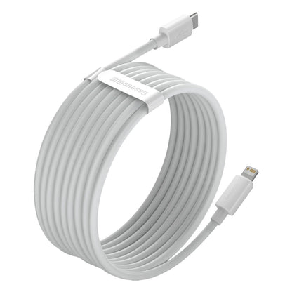 Baseus Simple Wisdom Data Cable Kit USB-C to Lightning PD 20W (2PCS/Set) 1.5m White_8