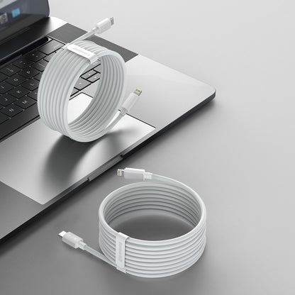 Baseus Simple Wisdom Data Cable Kit USB-C to Lightning PD 20W (2PCS/Set) 1.5m White_10