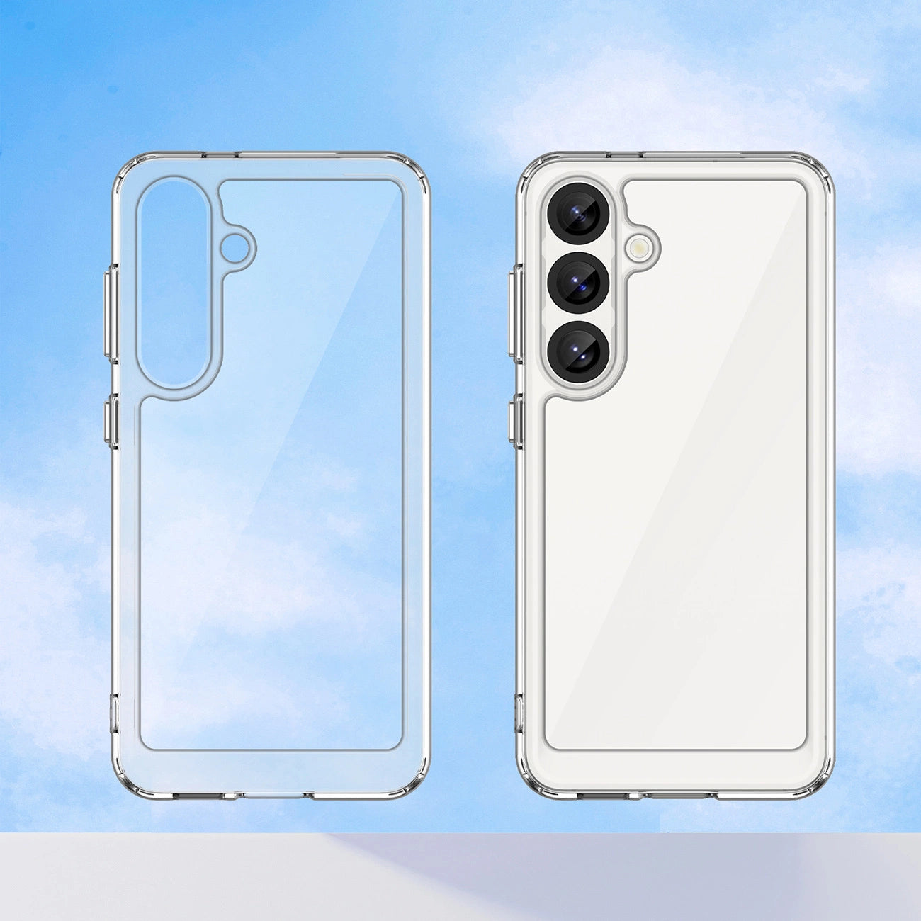 Outer Space Case with Gel Frame for Xiaomi Poco X7 - Transparent_6