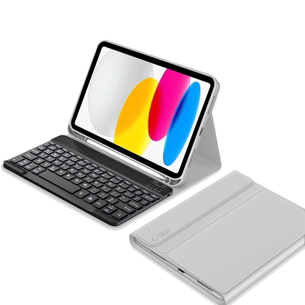 Tech-Protect SC Pen + Keyboard Case for iPad 10.9" 2022 (10th gen.) / 11" 2025 (11th gen.) - Gray_1