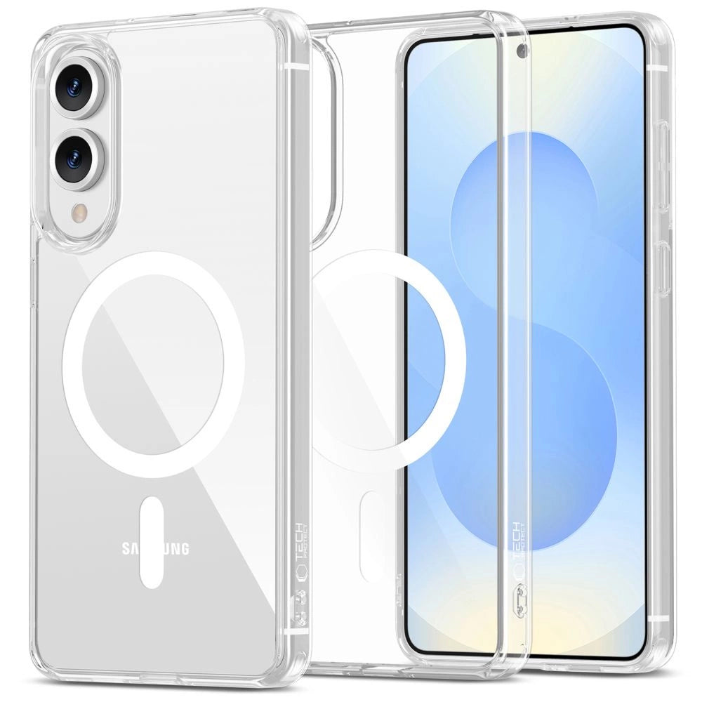 Tech-Protect FlexAir Hybrid MagSafe Case for Samsung Galaxy S25 Edge - Clear_0