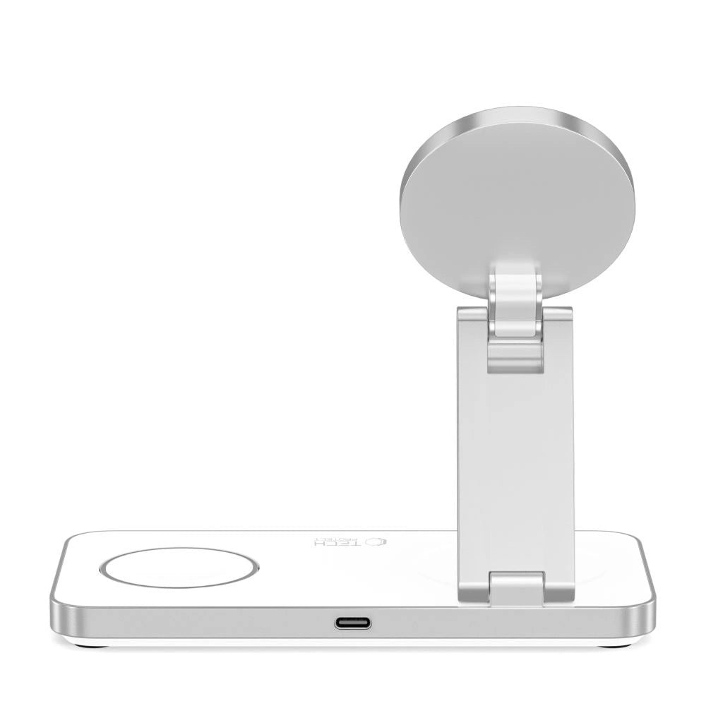 Tech-Protect QI15W-A47 MagSafe 3in1 Inductive Charger + USB-C Cable - White_5