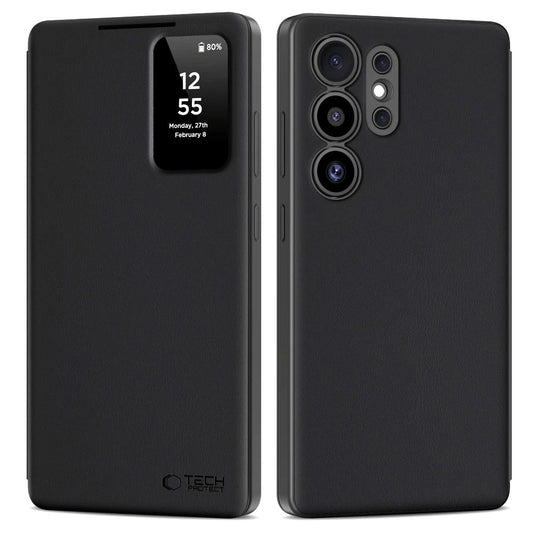 Tech-Protect Smart Wallet Case for Samsung Galaxy S25 Ultra - Matte Black_0