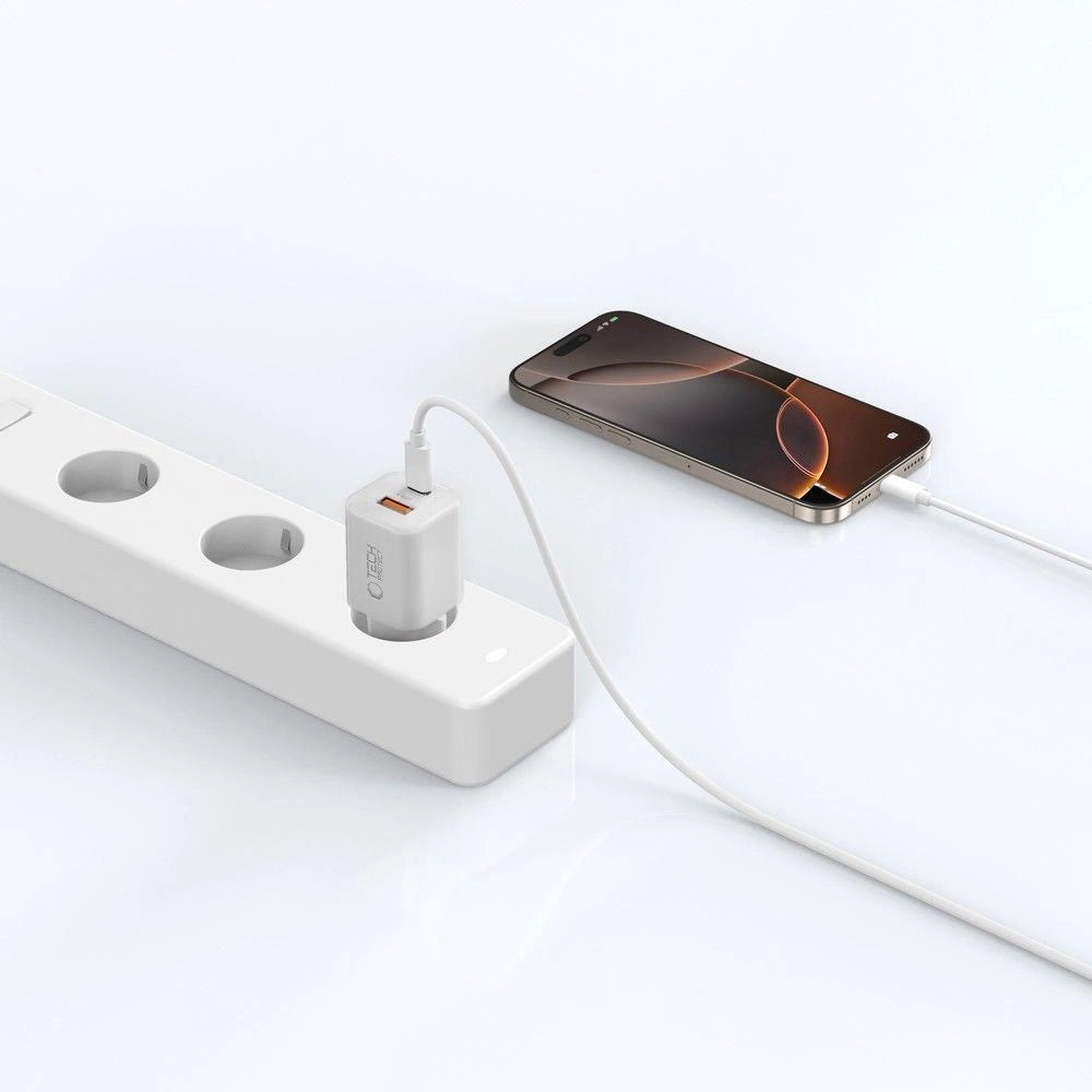 Tech-Protect NCM33W 2-port PD33W/QC3.0 wall charger - white_7