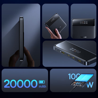 Baseus Blade H1 20000mAh 100W Powerbank with Display - Black_10