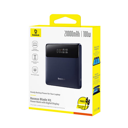Baseus Blade H1 20000mAh 100W Powerbank with Display - Black_6