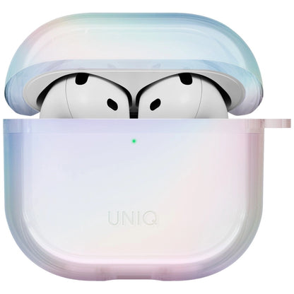 Uniq Iridescia case for AirPods 4 Hang Case - holo white_1