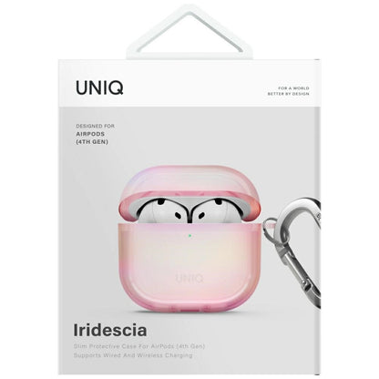 Uniq Iridescia AirPods 4 Hang Case - Holo Pink_3
