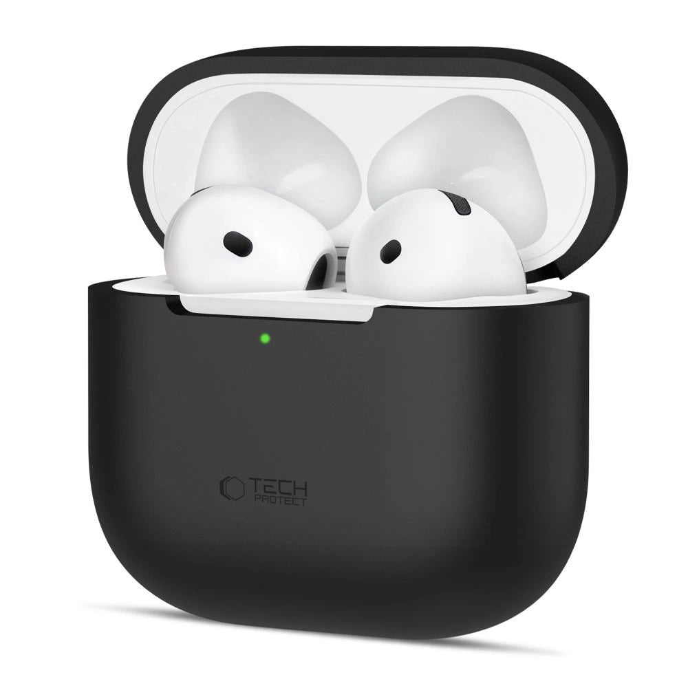 Tech-Protect Silicone Case for Apple AirPods 4 - Black_0