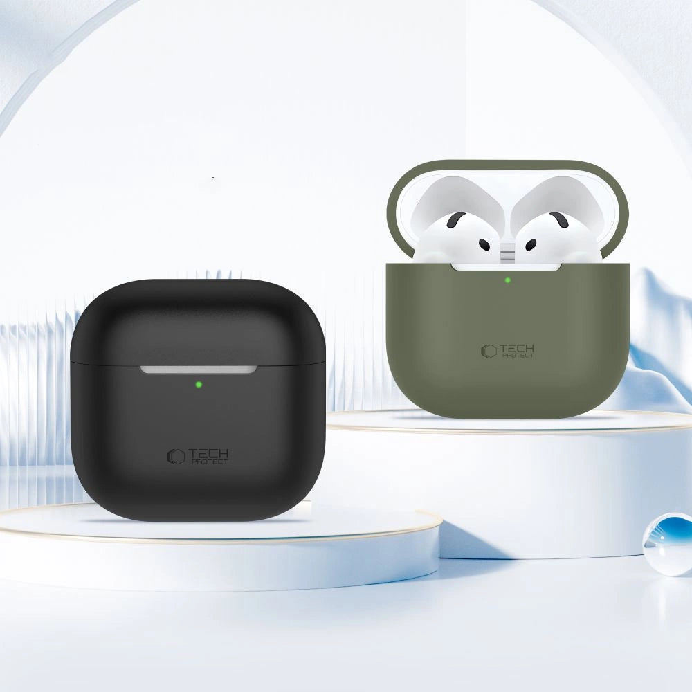 Tech-Protect Silicone Case for Apple AirPods 4 - Black_2