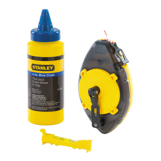 TraÃ§ador kit powerinder 30m + pÃ³ + nÃ­vel de cordel 0-47-465 stanley_0