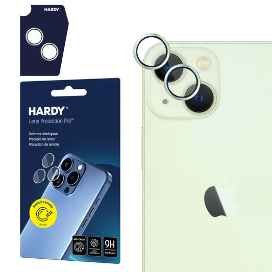 3mk HARDY Lens Protection Pro Glass for Apple iPhone 15 / 15 Plus - Green_0