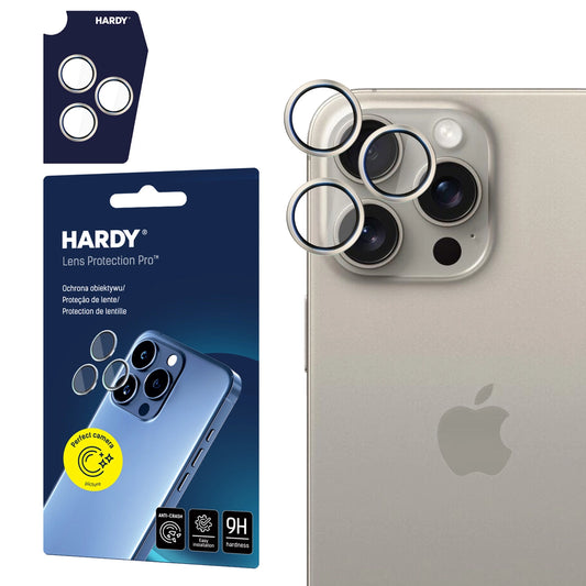 3mk HARDY Lens Protection Pro Glass for Apple iPhone 15 Pro Max - Beige_0