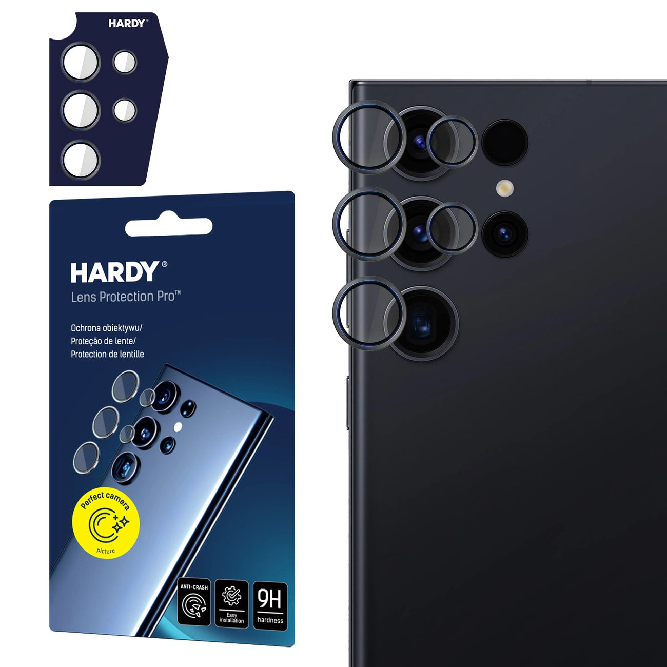 3mk HARDY Lens Protection Pro for Samsung Galaxy S23 Ultra - Black_0