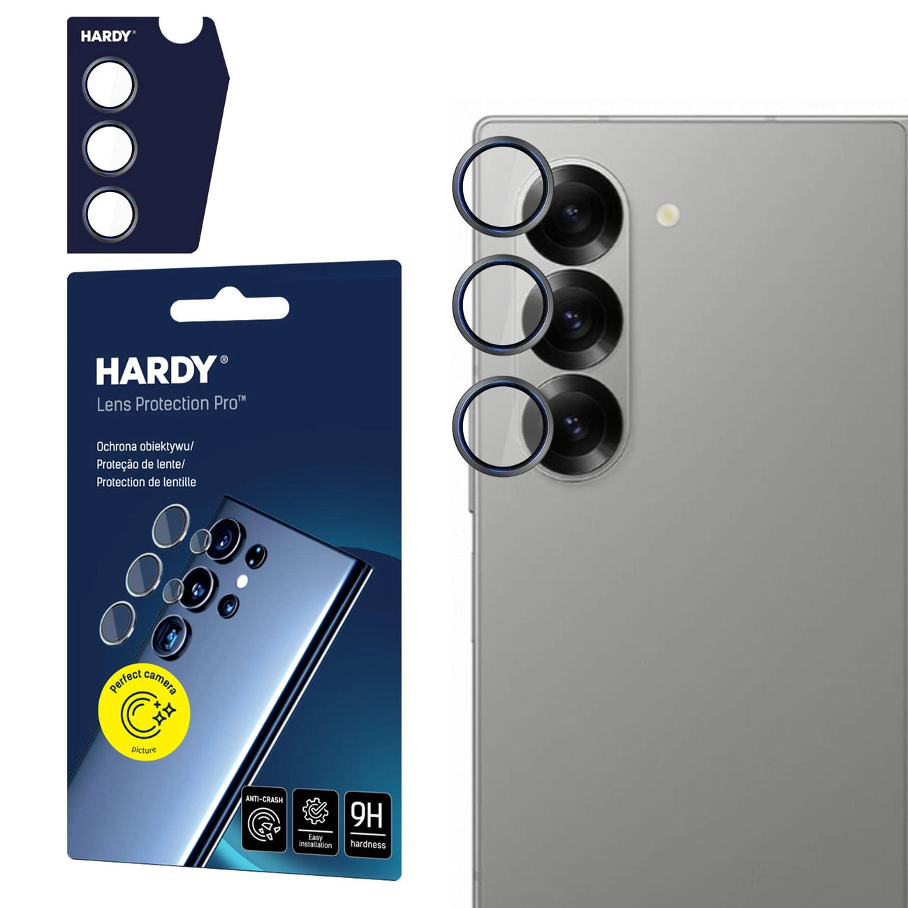 3mk HARDY Lens Protection Pro for Samsung Galaxy Z Fold 6 - Black_0