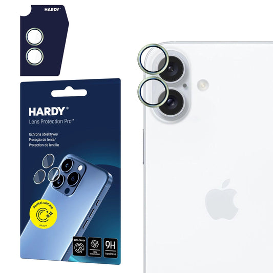 3mk HARDY Lens Protection Pro Glass for Apple iPhone 16 / 16 Plus - Green_0