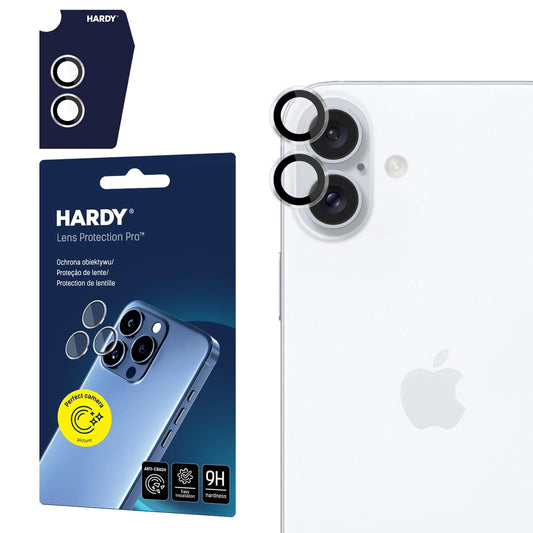 3mk HARDY Lens Protection Pro Glass for Apple iPhone 16 / 16 Plus - Clear_0