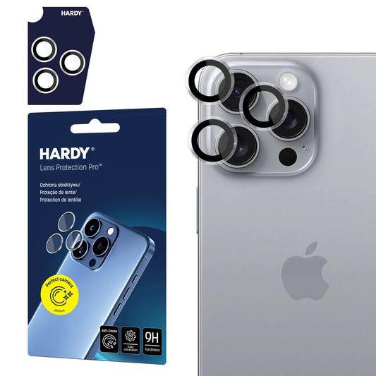 3mk HARDY Lens Protection Pro Glass for Apple iPhone 16 Pro / 16 Pro Max - Clear_0