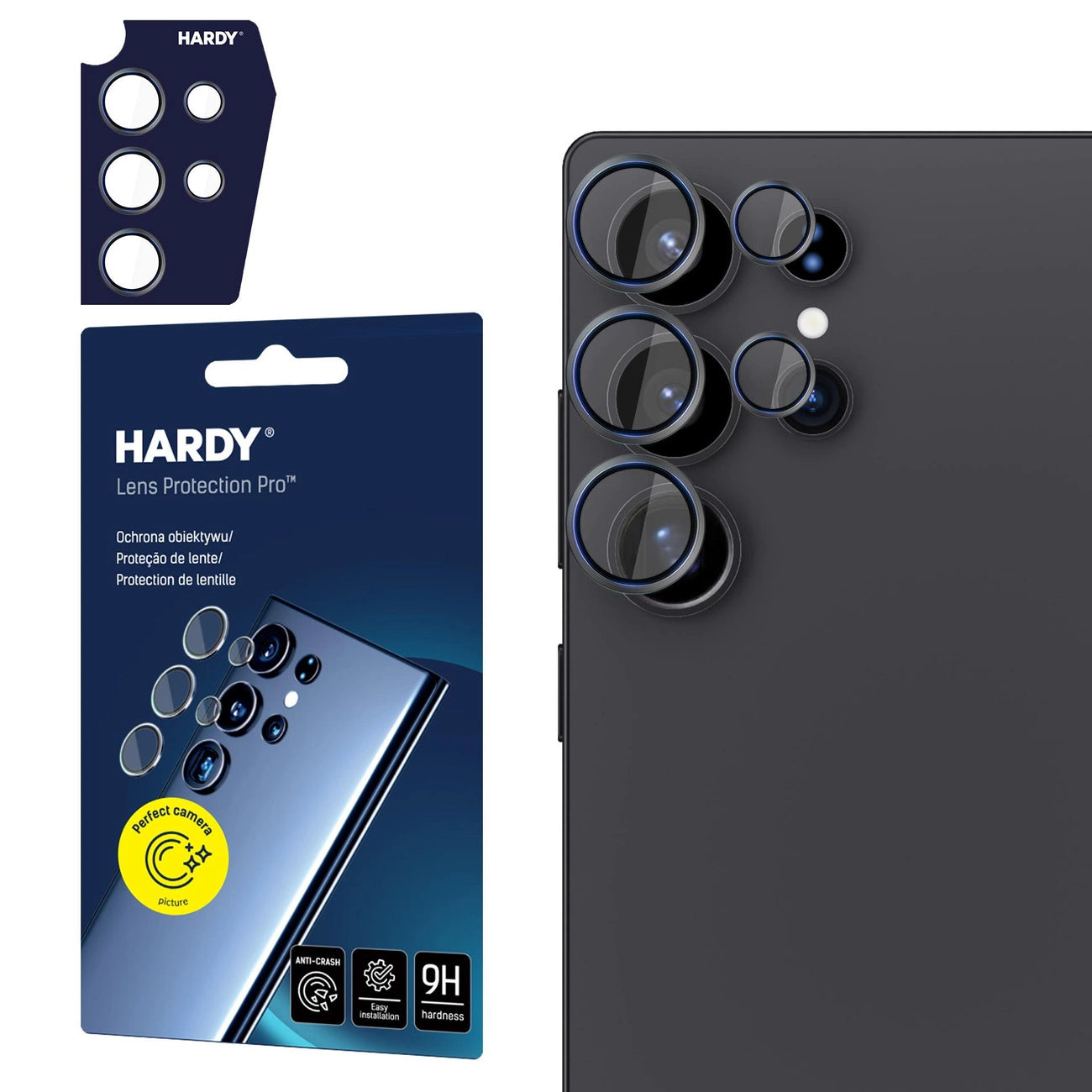 3mk HARDY Lens Protection Pro for Samsung Galaxy S25 Ultra - Black_0