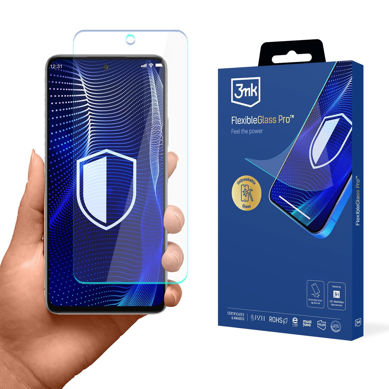 Hybrid glass 3mk FlexibleGlass Pro for Infinix Hot 50 4G_0