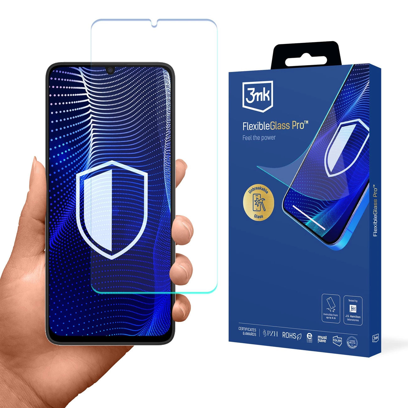 Hybrid glass 3mk FlexibleGlass Pro on Meizu Note 21_0