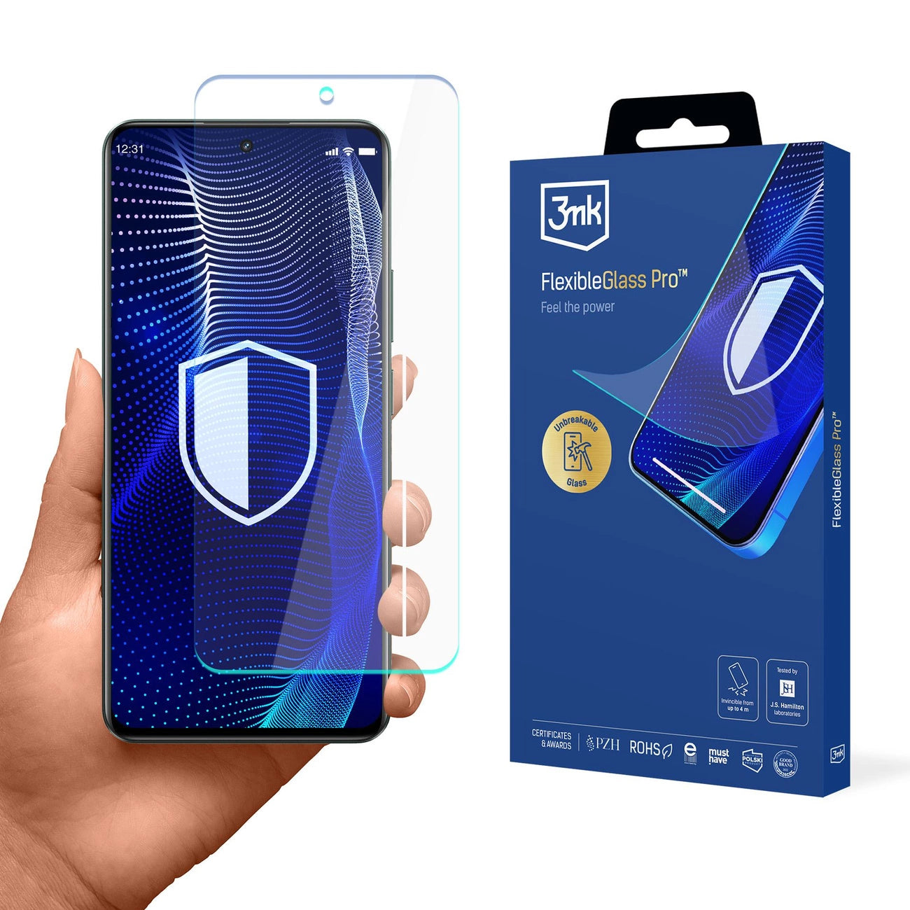 Hybrid Glass 3mk FlexibleGlass Pro for Realme 12 4G_0