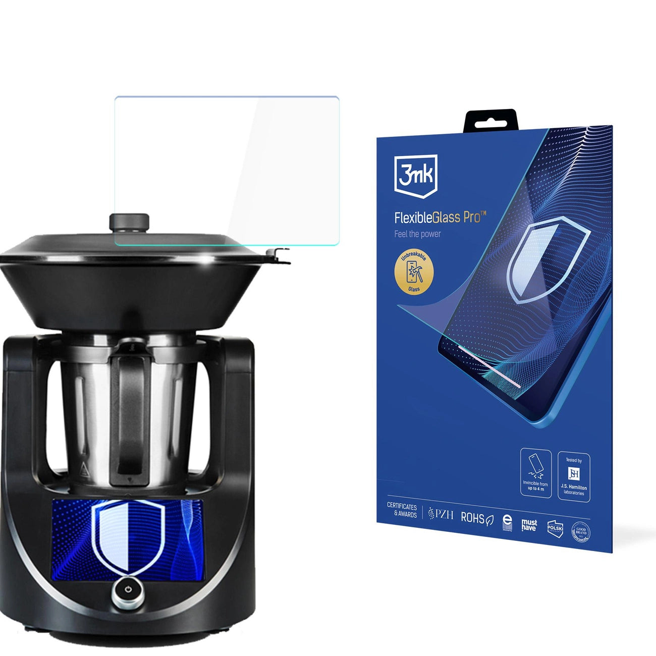 Hybrid glass 3mk FlexibleGlass Pro on PHILIPIAK COOKOVER C-01_0