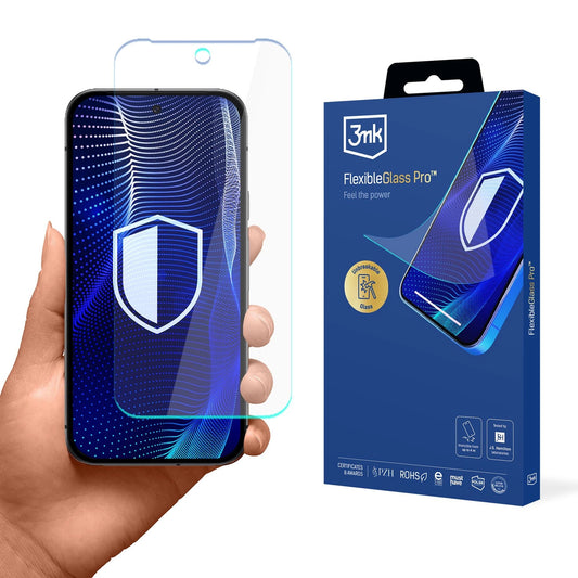 Protecção de Vidro Híbrido 3MK PROTECTION / Transparente / Google Pixel 9A / W-3FxGlP-GPix9A-0_0