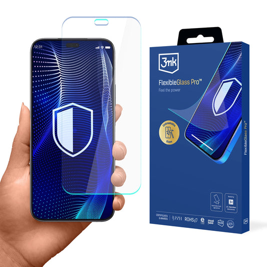 Proteção de Vidro 3MK PROTECTION / Preto / Hybrid Glass 3FxGlP-H200L-0 para Honor 200 Lite_0