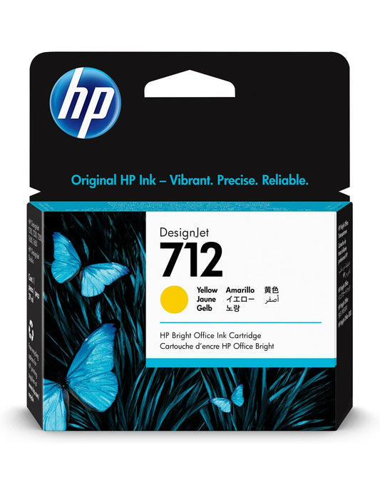 Tinteiro Original HP nº712/ Amarelo