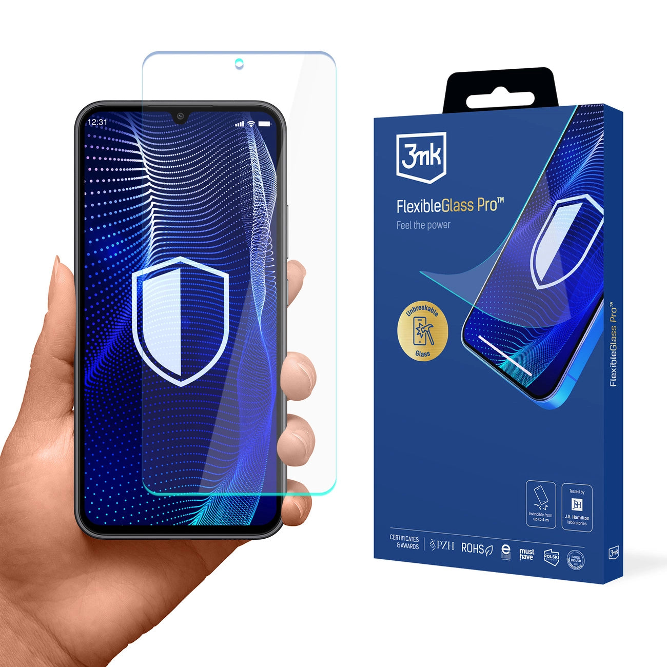 Hybrid glass 3mk FlexibleGlass Pro for Samsung Galaxy A34 5G_0