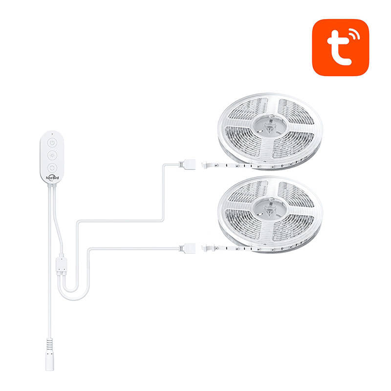 Smart WiFi RGB LED light strip NiteBird SL3 (2x5m), Tuya_3