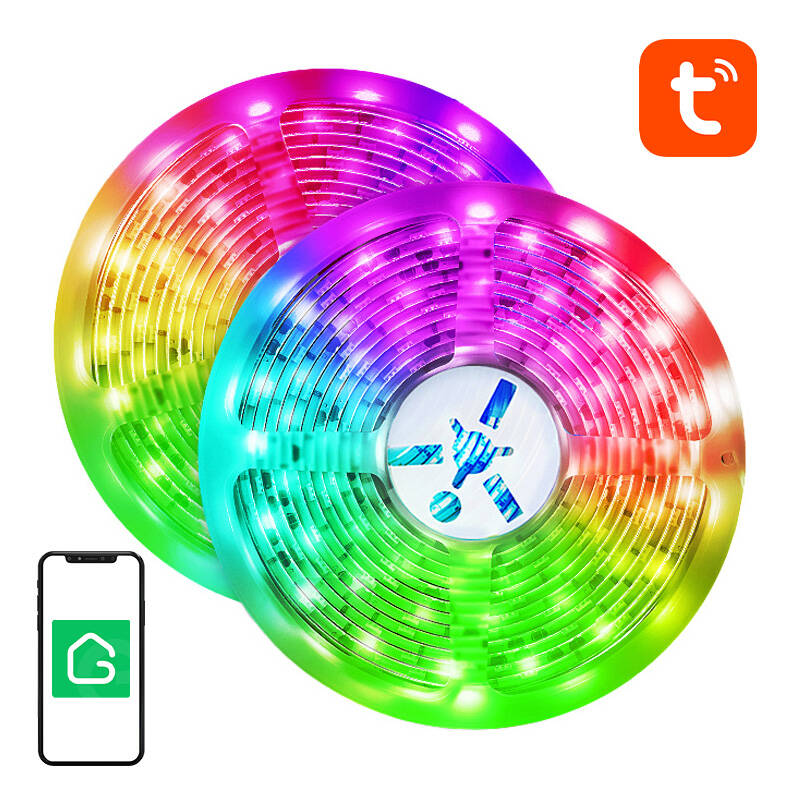 Smart WiFi RGB LED light strip NiteBird SL3 (2x5m), Tuya_0