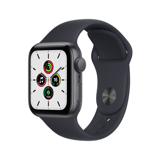 Apple Watch SE GPS 40mm Alumínio Space Grey Bracelete Desportiva Midnight