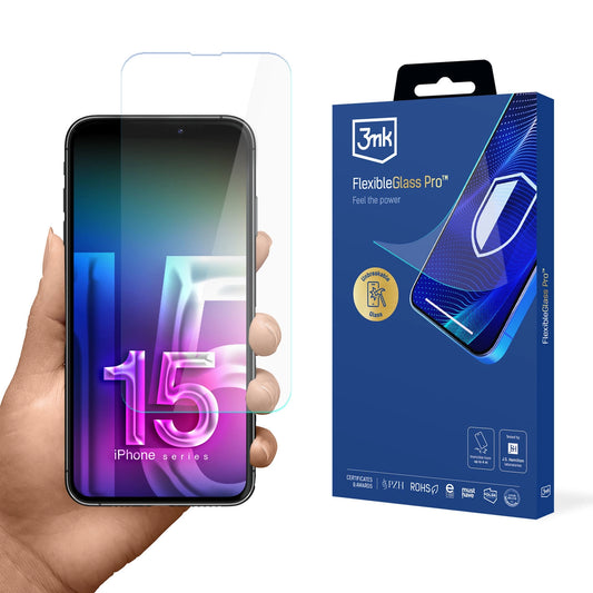Hybrid glass 3mk FlexibleGlass Pro for Apple iPhone 15 Pro_0