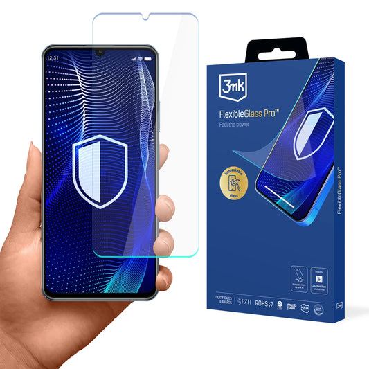 Hybrid glass 3mk FlexibleGlass Pro on Realme C63_0
