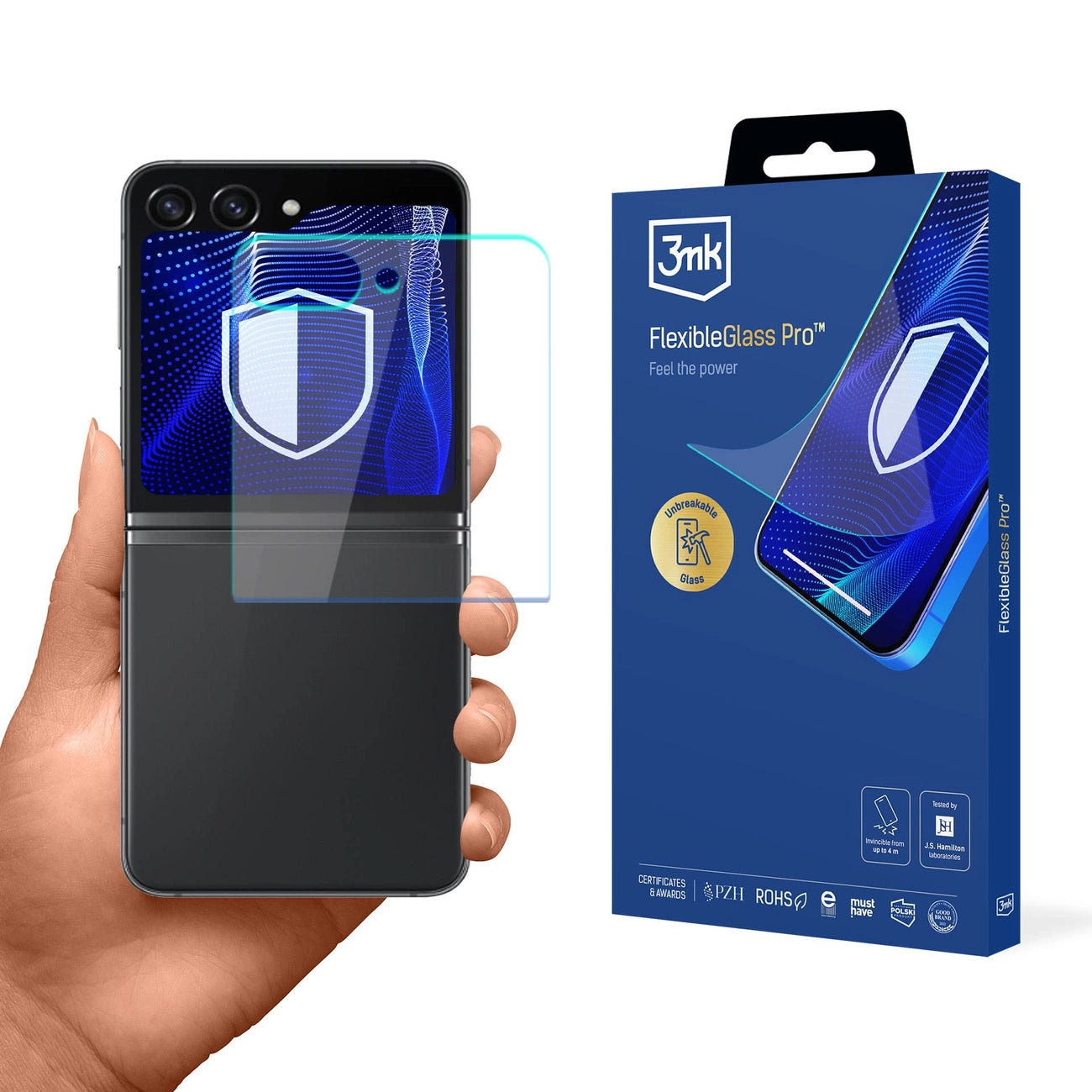 Hybrid glass 3mk FlexibleGlass Pro for Samsung Galaxy Z Flip 6_0