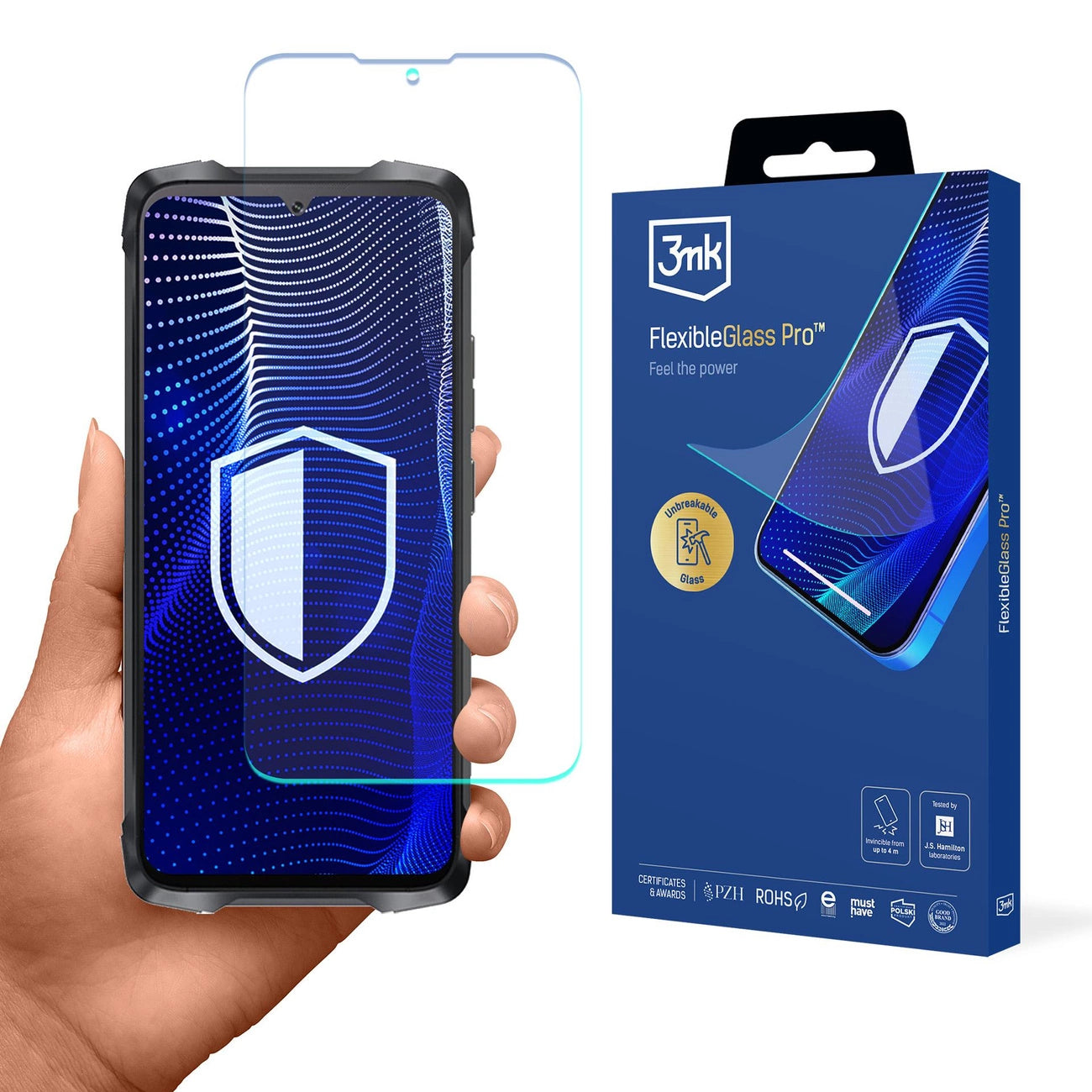 Hybrid glass 3mk FlexibleGlass Pro for Cubot KingKong Power 3_0