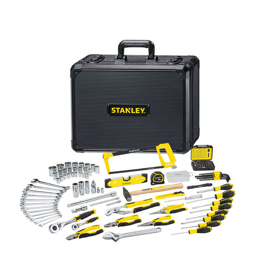 Kit de manutenÃ§Ã£o com mala de alumÃ­nio 142 peÃ§as stmt98109-1 stanley_0