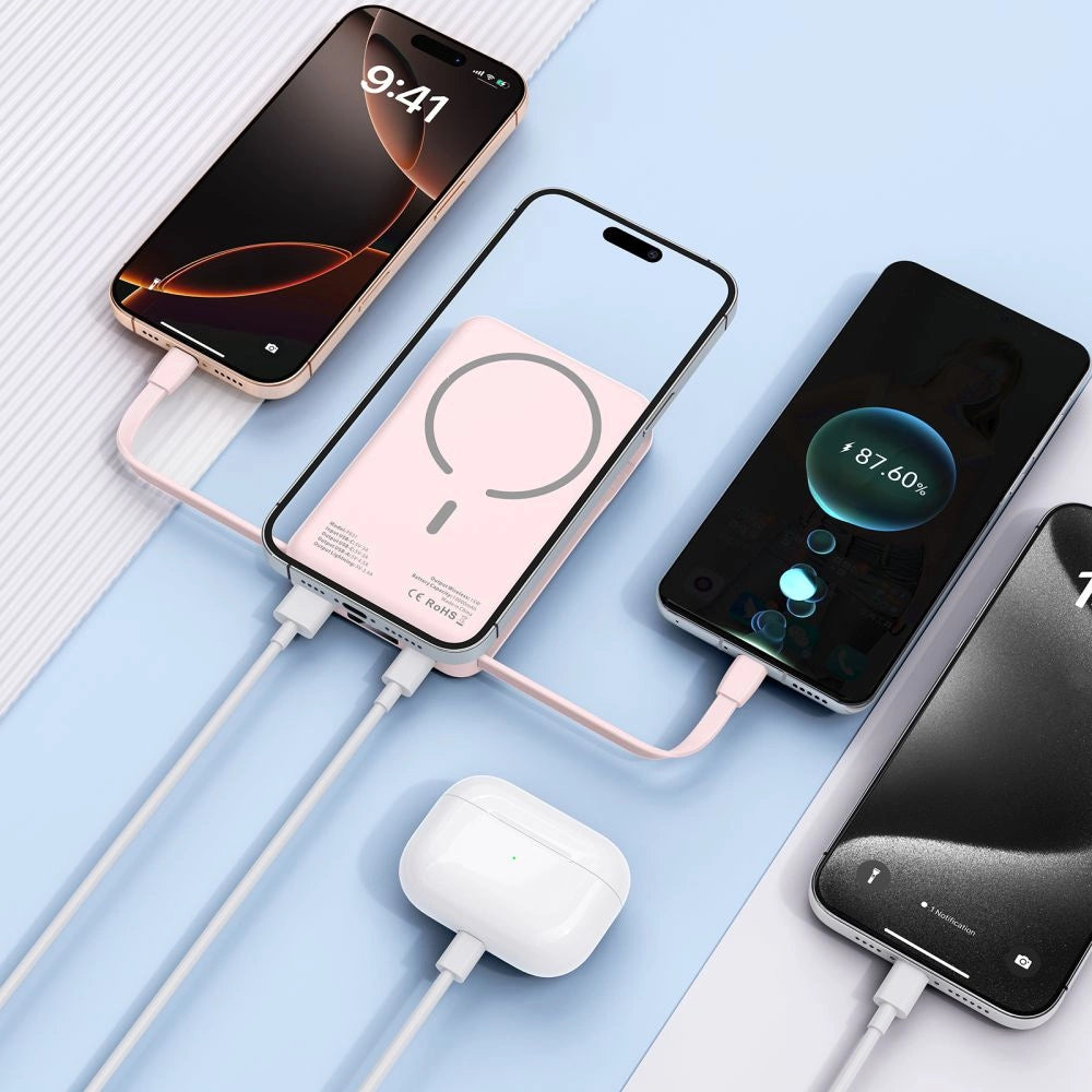 Powerbank Tech-Protect PB31 LifeMag MagSafe 10000 mAh - pink_9